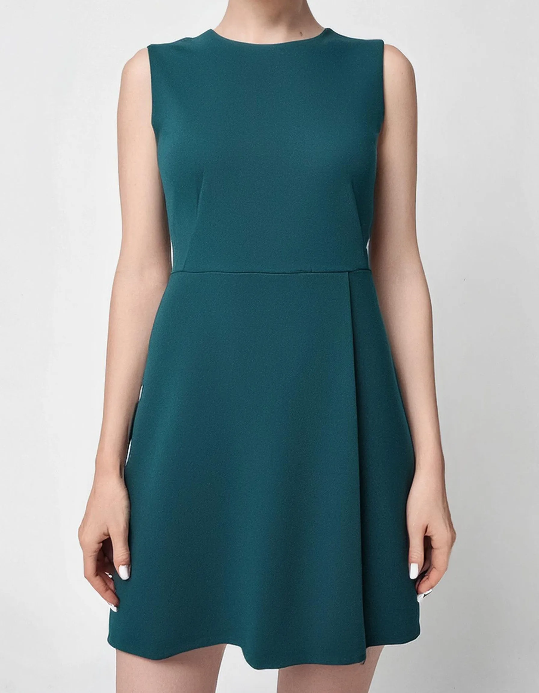 Teal Twilight Mini Dress