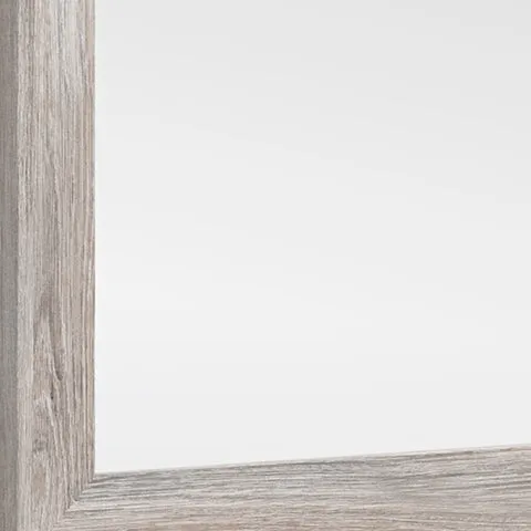 Vessalli King Panel Bed with Mirrored Dresser and Chest in Gray