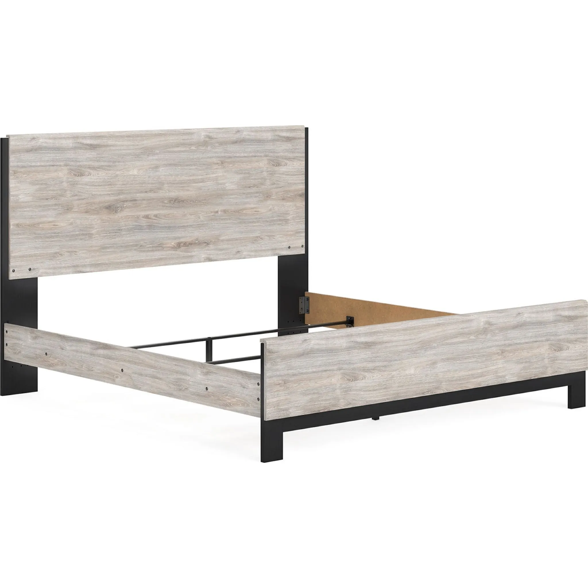 Vessalli Panel Bed - Gray