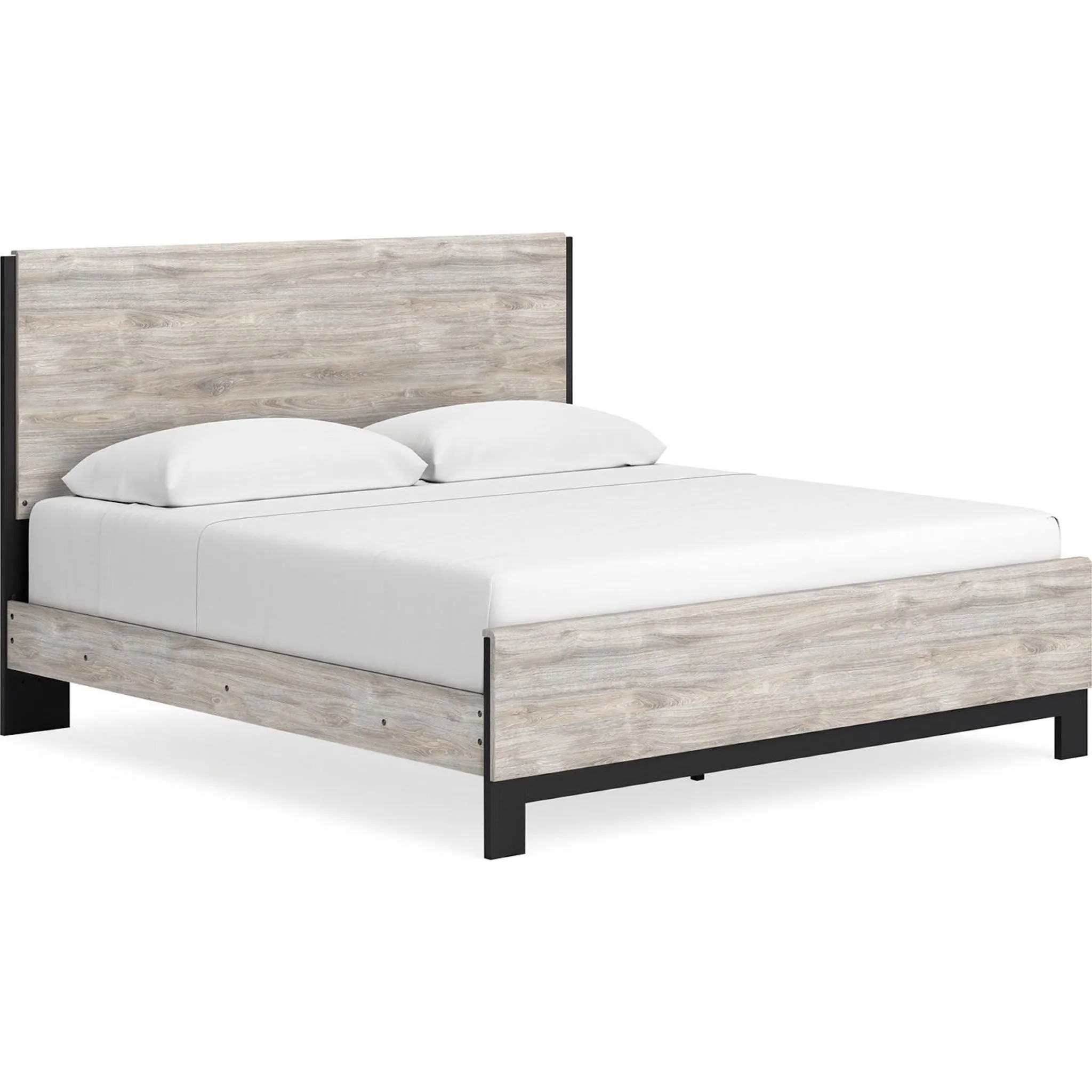 Vessalli Panel Bed - Gray