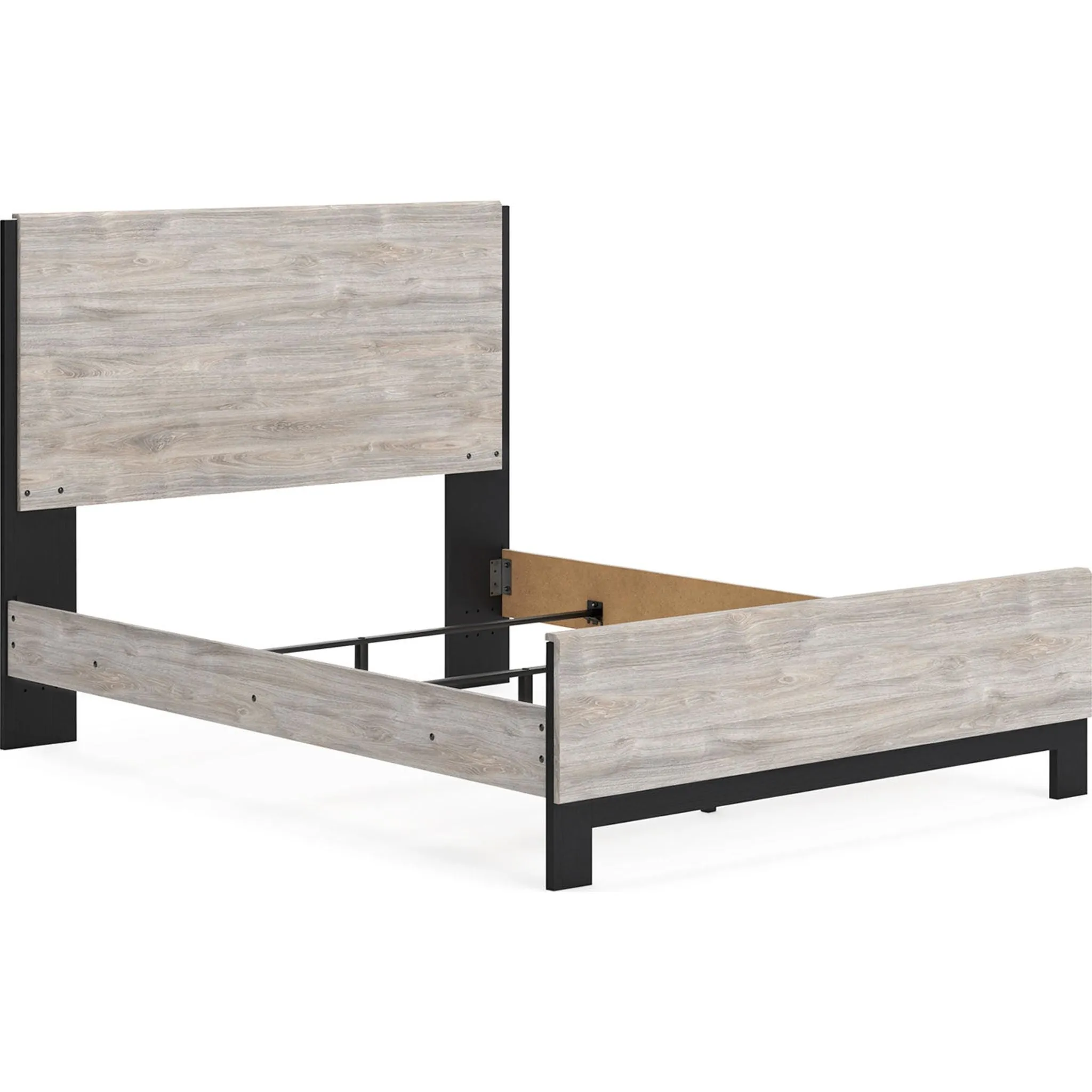 Vessalli Panel Bed - Gray