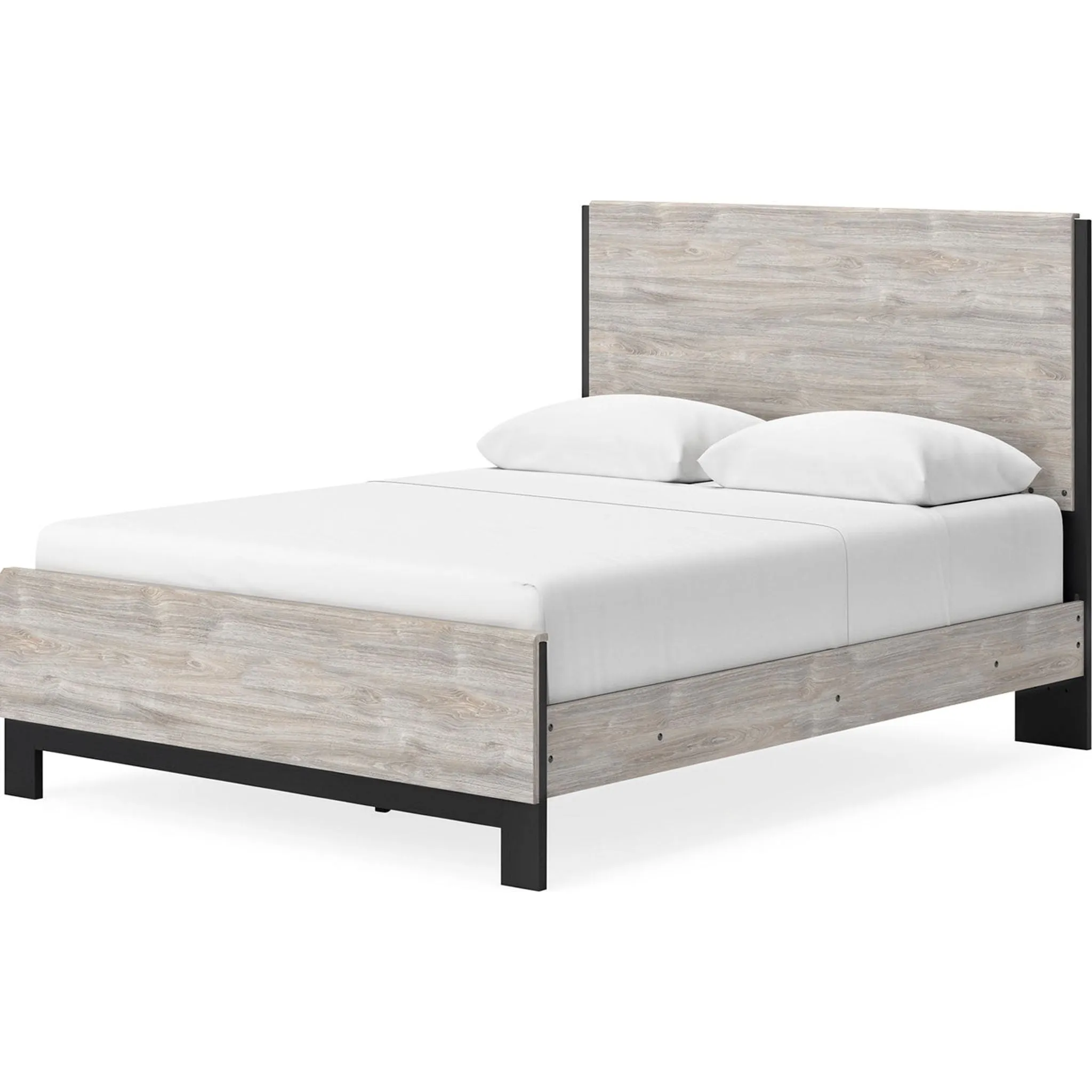 Vessalli Panel Bed - Gray