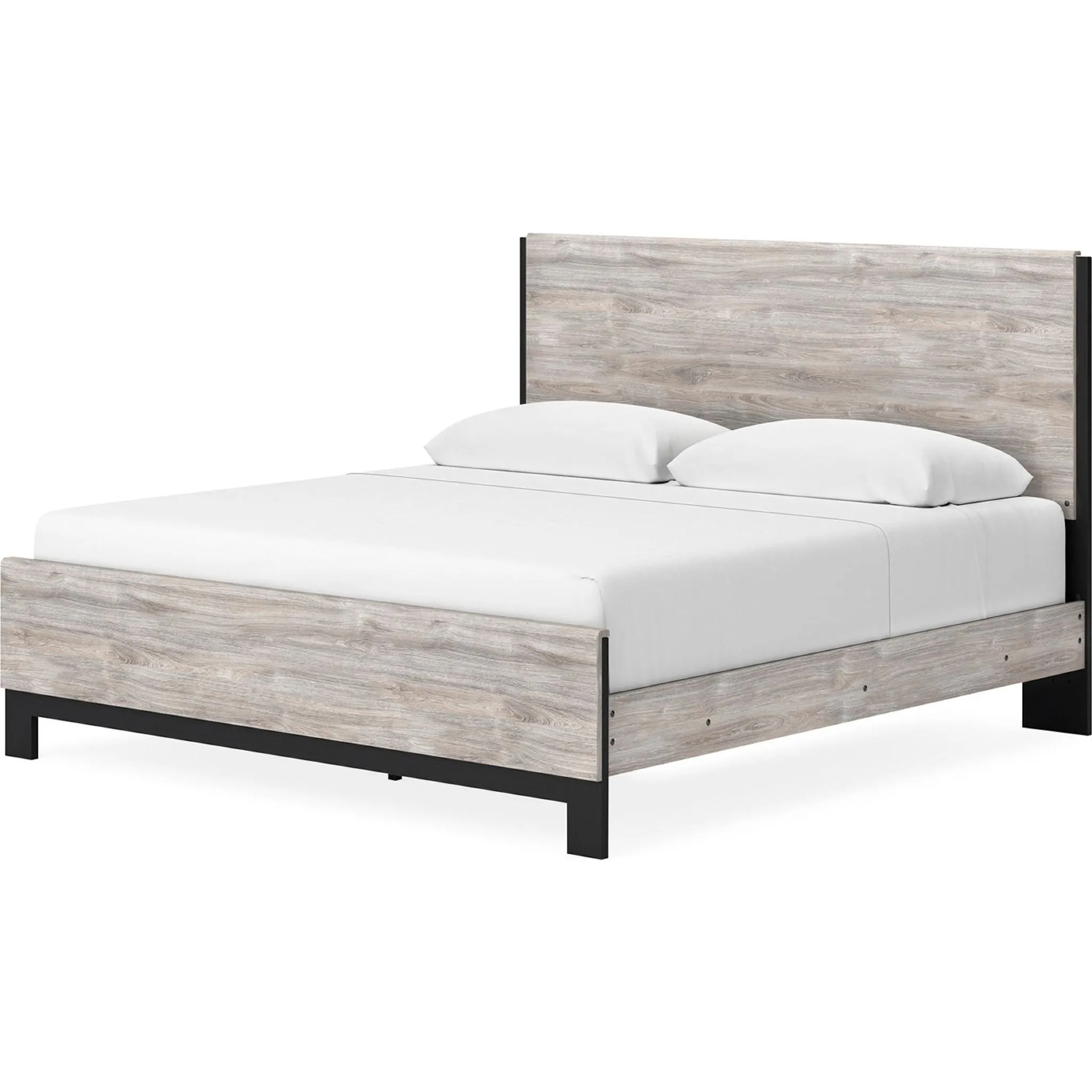 Vessalli Panel Bed - Gray