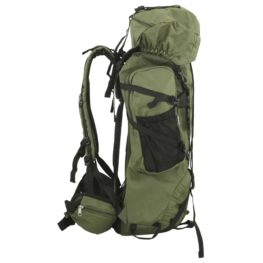 vidaXL Hiking Backpack Army Green 100 L Oxford Fabric