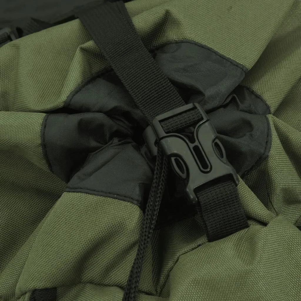 vidaXL Hiking Backpack Army Green 100 L Oxford Fabric