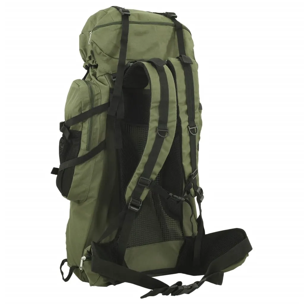 vidaXL Hiking Backpack Army Green 100 L Oxford Fabric